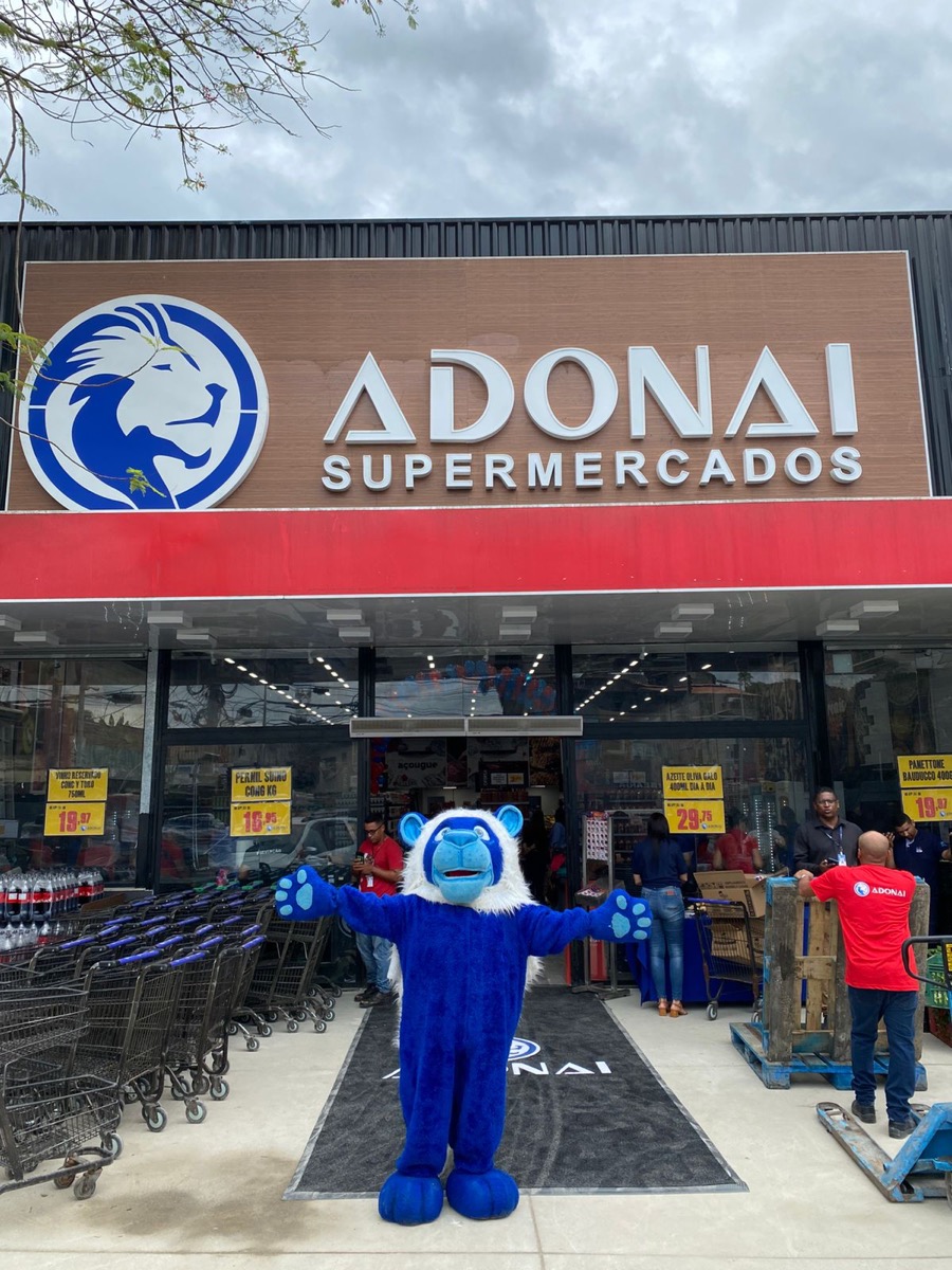Fachada de Adonai Supermercados Vargem Grande